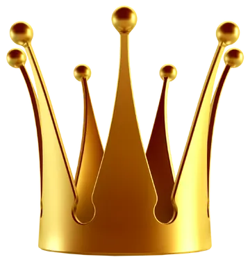 Coroa Dourada 12 PNG