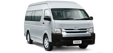 Van Toyota HiAce Branca PNG